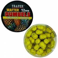 Бойлы Traper Boilies Dumbels Wafter 12 мм/40 г Ananas (Ананас)